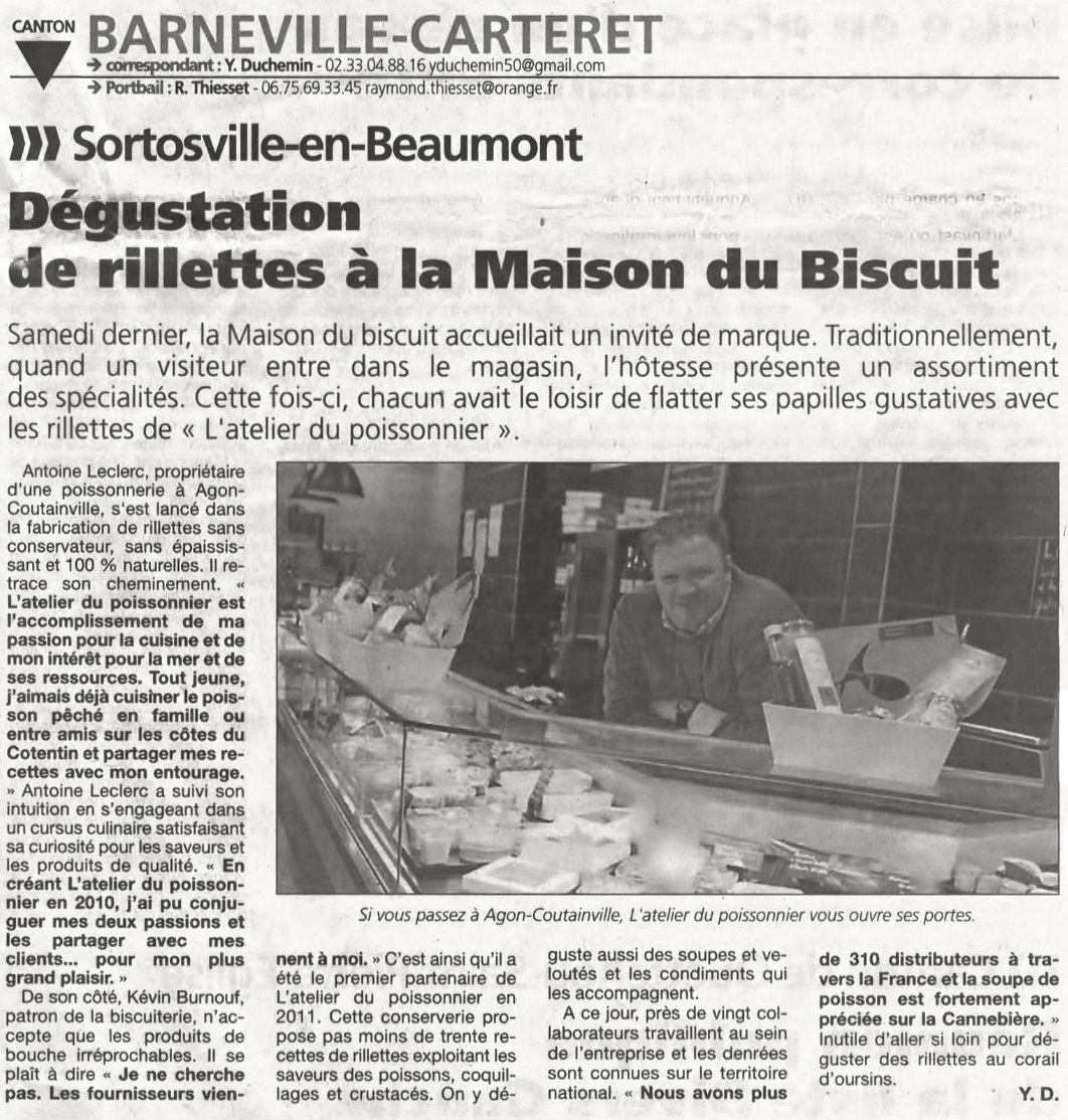 La Presse de la Manche - 20 mars 2015